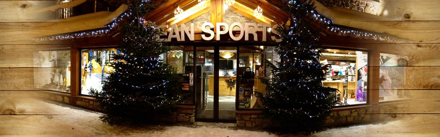 Jean Sports ski shop at Val-d'Isere